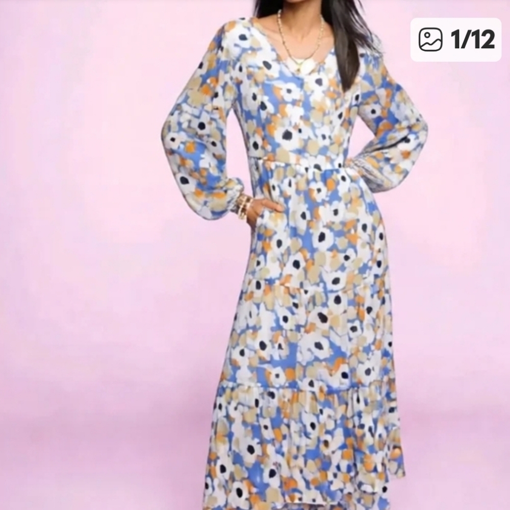 Joie Multicolor Floral Maxi Dress